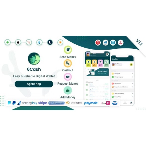 6Cash – Agent App