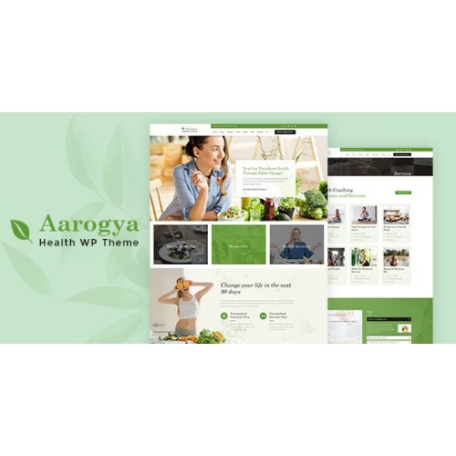 Aarogya | Nutrition & Dietitian WordPress Theme