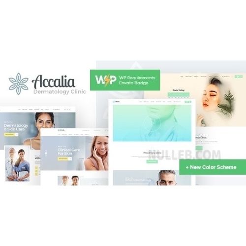 Accalia | Dermatology Clinic & Cosmetology WordPress Theme + Elementor