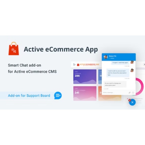 Active eCommerce Chat & Support App for Support Board