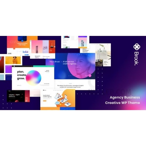 Brook – Agency Business Creative WordPress Theme
