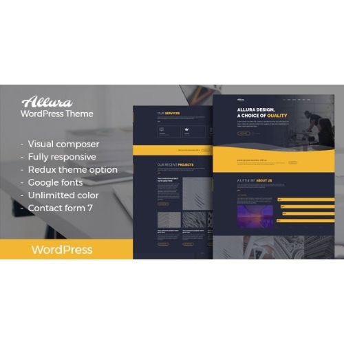 Allura – Portfolio WordPress Theme