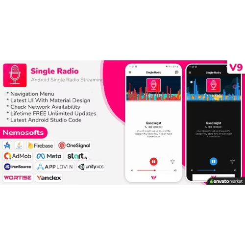 Android Radio – Single Radio Streaming App