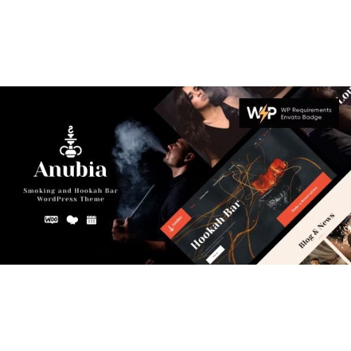 Anubia | Smoking and Hookah Bar WordPress Theme