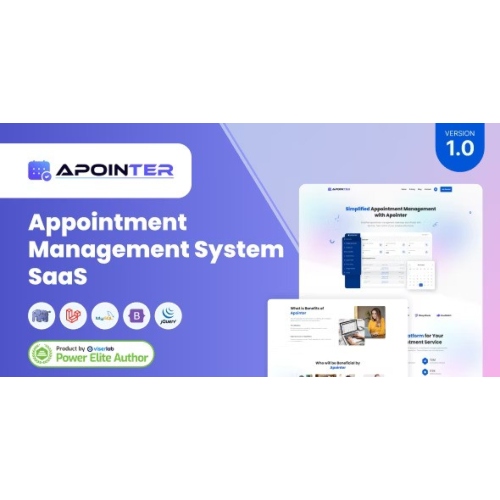 Apointer – Appointment Management System SaaS