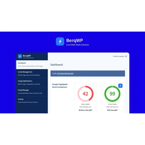 BerqWP – WordPress Speed & Core Web Vitals Optimization Plugin