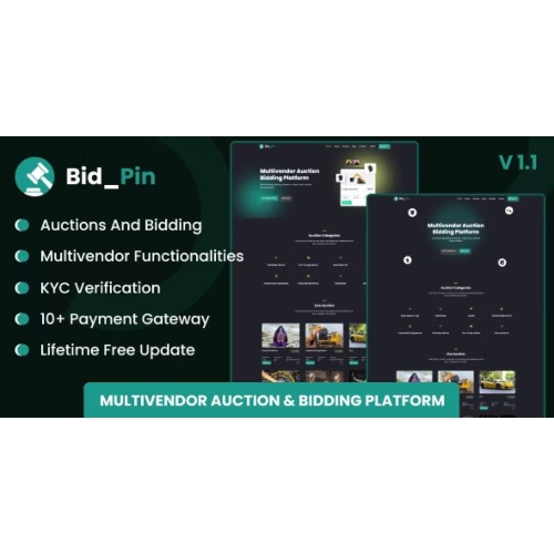 Bid_Pin – Multivendor Auction & Bidding Platform