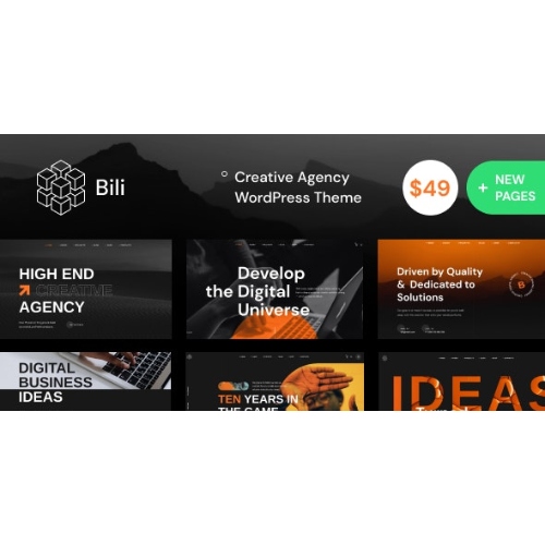 Bili – Creative Agency WordPress Theme