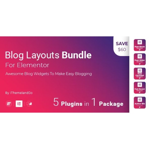 Blog Layouts Bundle For Elementor