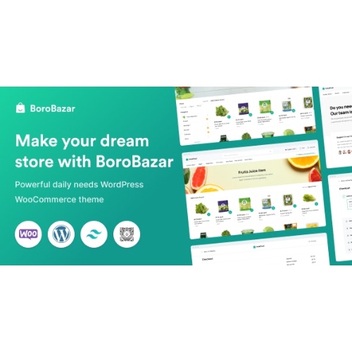 BoroBazar – Grocery Store WooCommerce WordPress theme