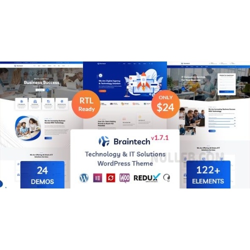 Braintech – Technology & IT Solutions WordPress Theme