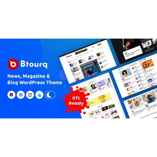 Btourq – WordPress News Magazine Theme