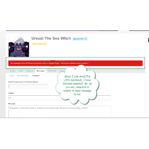 BuddyPress Message Privacy