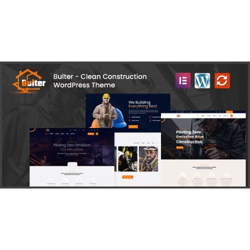 Bulter – Clean Construction WordPress Theme