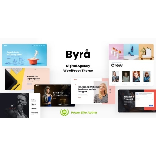 Byra – Simple Portfolio WordPress Theme