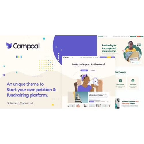 Campoal – Petition and Fundraising WordPress Theme