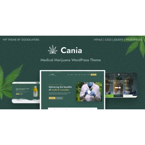 Cania – Marijuana Medical WordPress