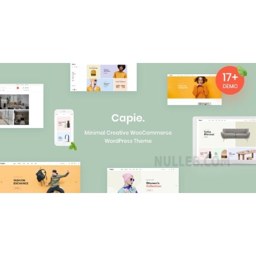 Capie – Minimal Creative WooCommerce WordPress Theme