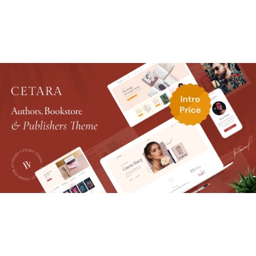 Cetara – Beautiful WordPress Theme for Authors
