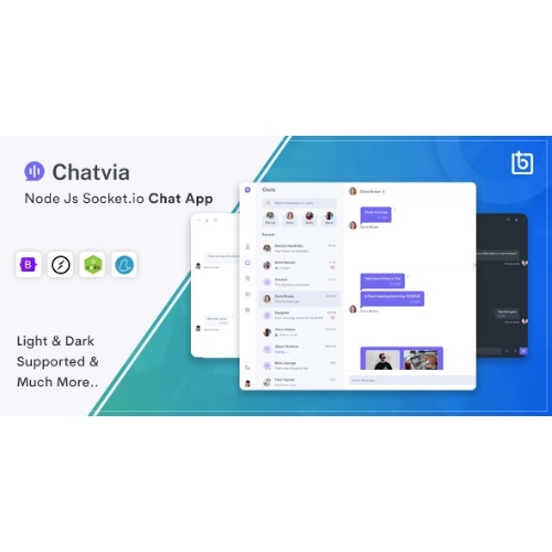 Chatvia – Nodejs Socket.io Chat App