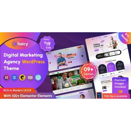 Choicy – Digital Marketing Agency WordPress Theme