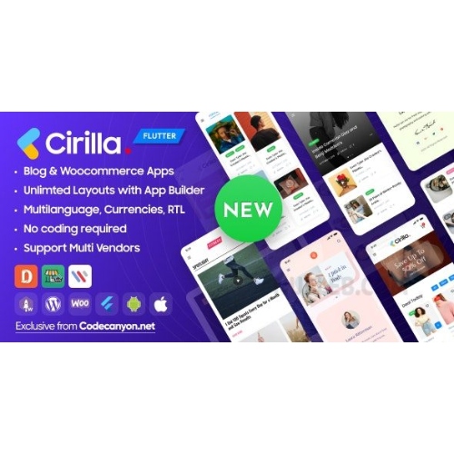 Cirilla – Multipurpose Flutter App For WordPress & Woocommerce