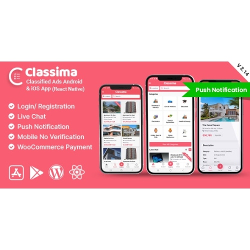 Classima – Classified ads Android & iOS App