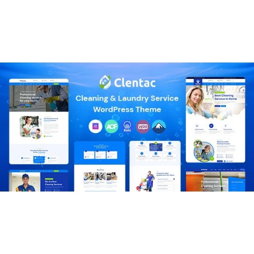 Clentac – Cleaning Services WordPress Theme