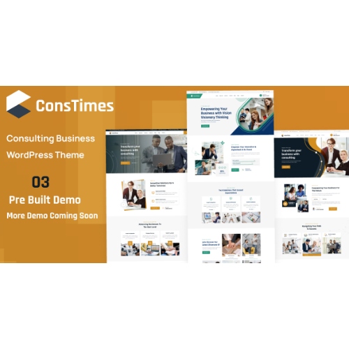 ConsTimes – Consulting Business WordPress Theme