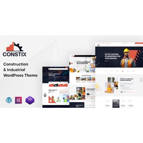 Constix – Construction Factory & Industrial WordPress Theme