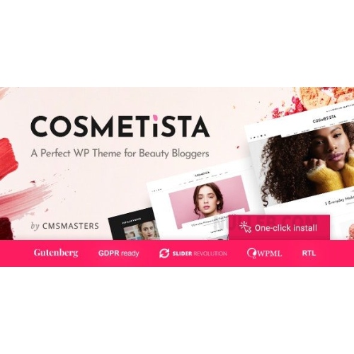 Cosmetista – Makeup Review Beauty WordPress Theme