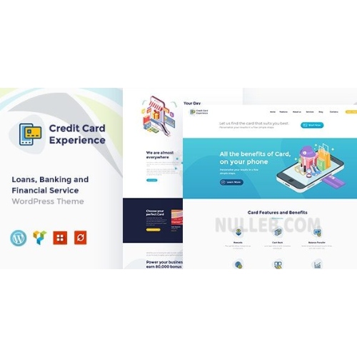 Credit Card Experience | Loan Company and Online Banking WordPress Theme