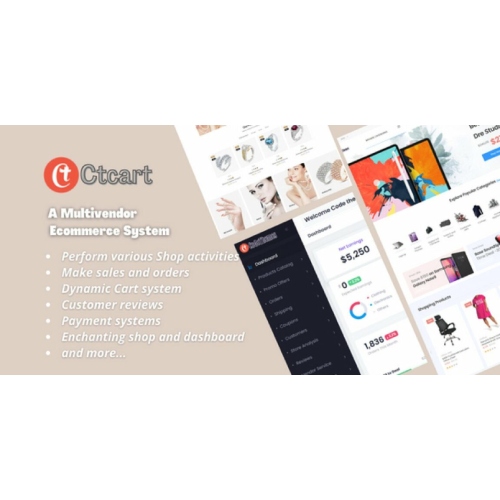 Ctcart – Multivendor eCommerce Store