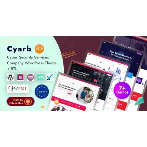 Cyarb – Cyber Security Solutions Elementor WordPress Theme