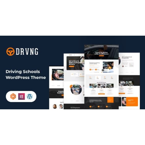 DRVNG – Driving School WordPress Theme