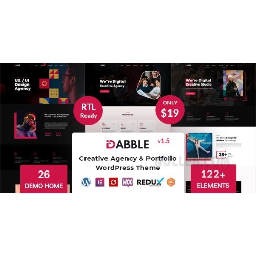 Dabble – Creative Agency & Portfolio WordPress Theme