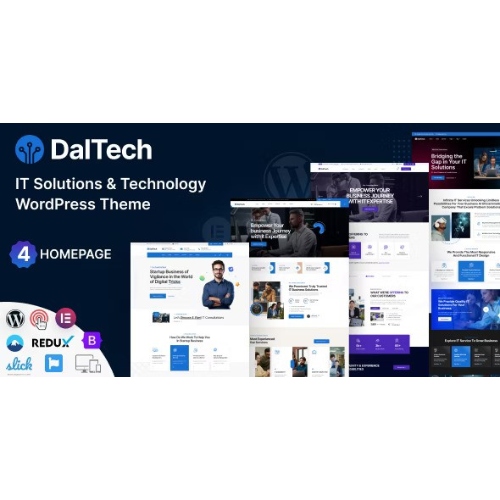 Daltech – IT Solutions & Technology WordPress Theme