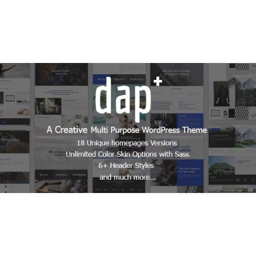 Dap – Creative MultiPurpose WordPress Theme