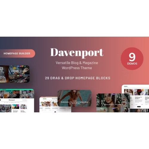Davenport – Versatile Blog and Magazine WordPress Theme