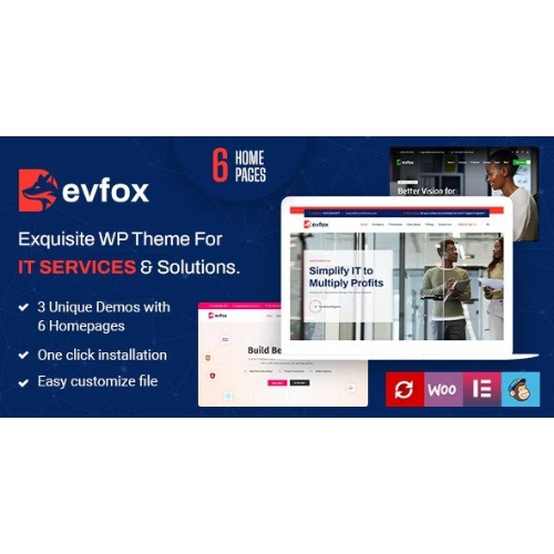 DevFox – IT Solutions and Services WordPress Theme + RTL