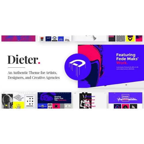 Dieter – Authentic Artist & Creative Design Agency Theme