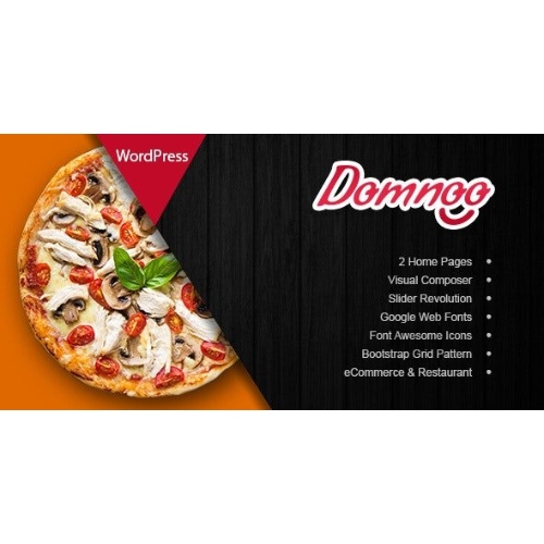 Domnoo – Pizza & Restaurant WordPress Theme