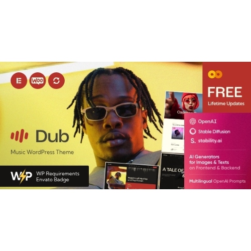Dub – Music WordPress Theme