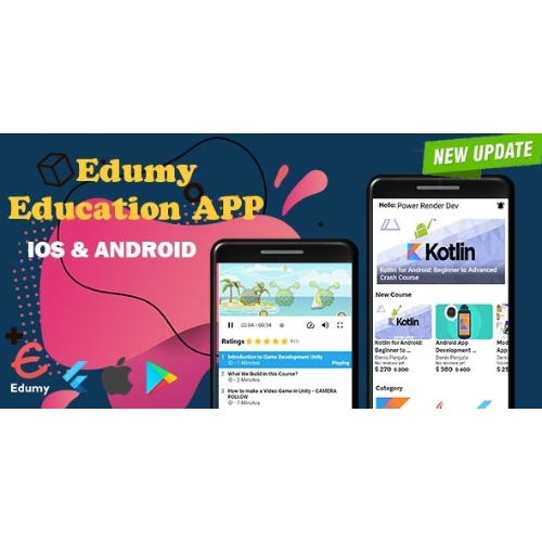 Edumy – Education App, Quiz, Badge with Admin Panel