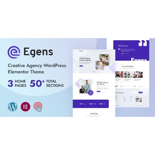 Egens – Creative Agency WordPress Theme