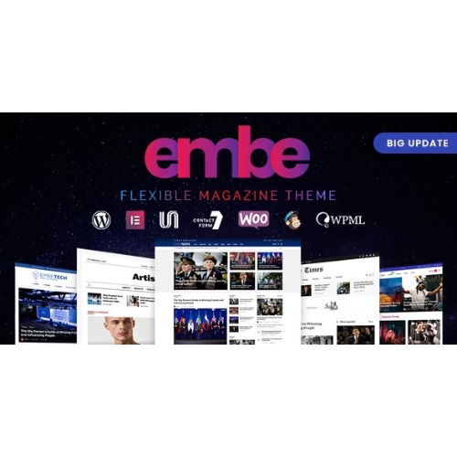 EmBe – Flexible Magazine WordPress Theme