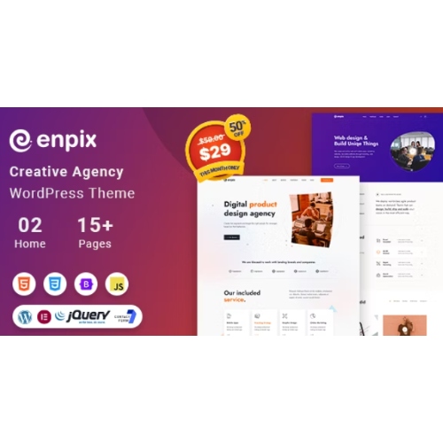 Enpix | Digital Agency Creative Portfolio Theme