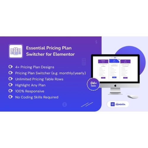 Essential Pricing Plan Switcher for Elementor