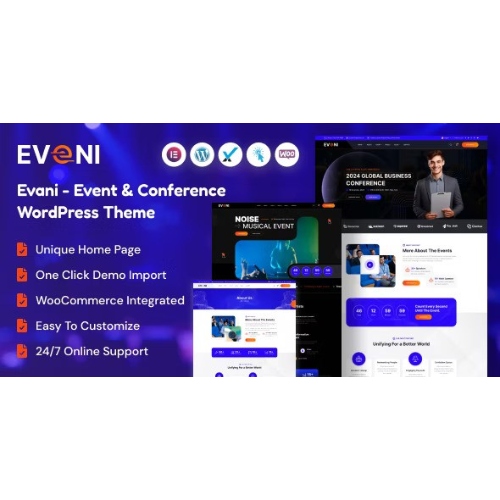 Eveni – Event & Conference WordPress Theme