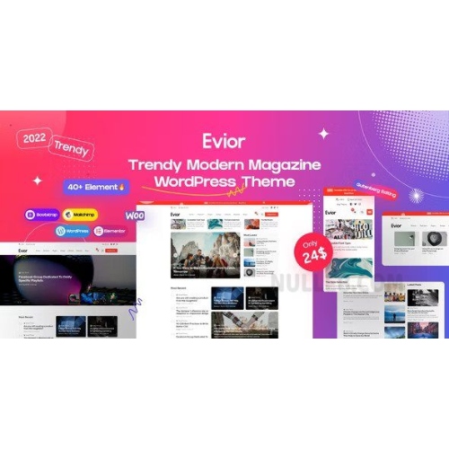 Evior – Modern Magazine WordPress Theme